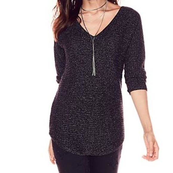 New York & Company Sweaters - New York & Company NWT XL sparkle Vneck sweater